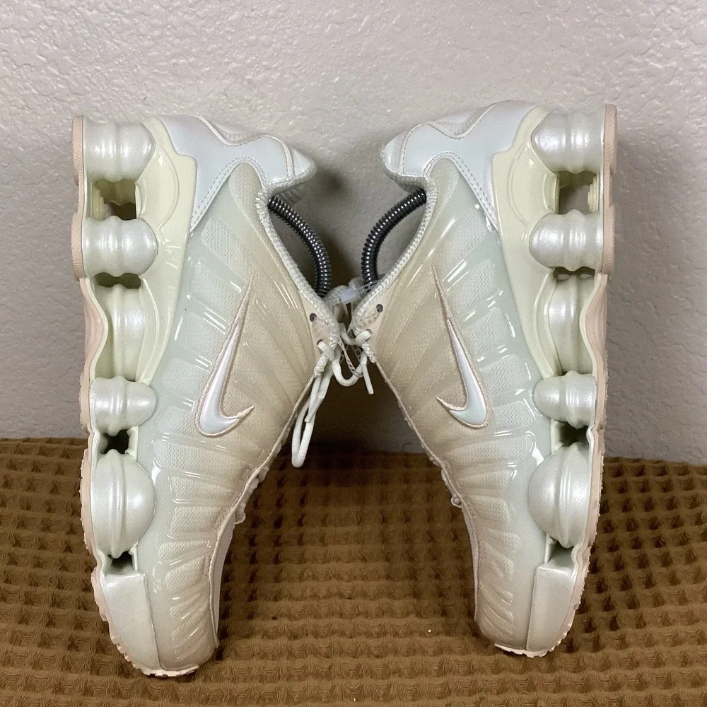 NEW Nike Shox TL Pearl White Womens Sz 9.5 Y2k Style Sneakers IH5075-219